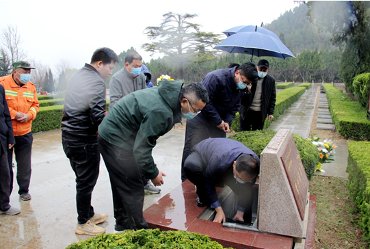 区县动态让烈士回家平阴县集中迁葬黄坡战斗8名无名烈士